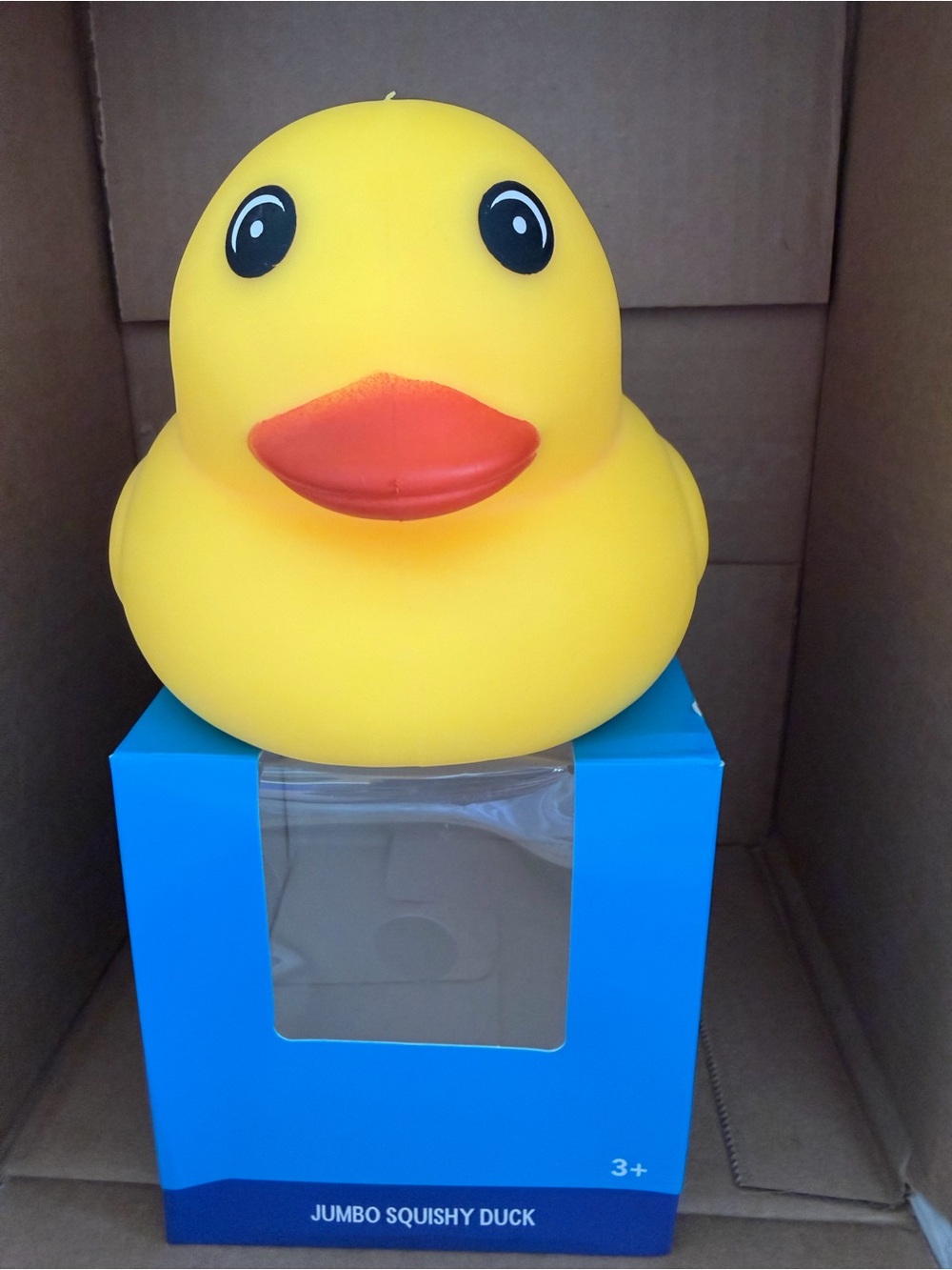 Brand New Jumbo Squishy Duck - Yellow 5” Tall